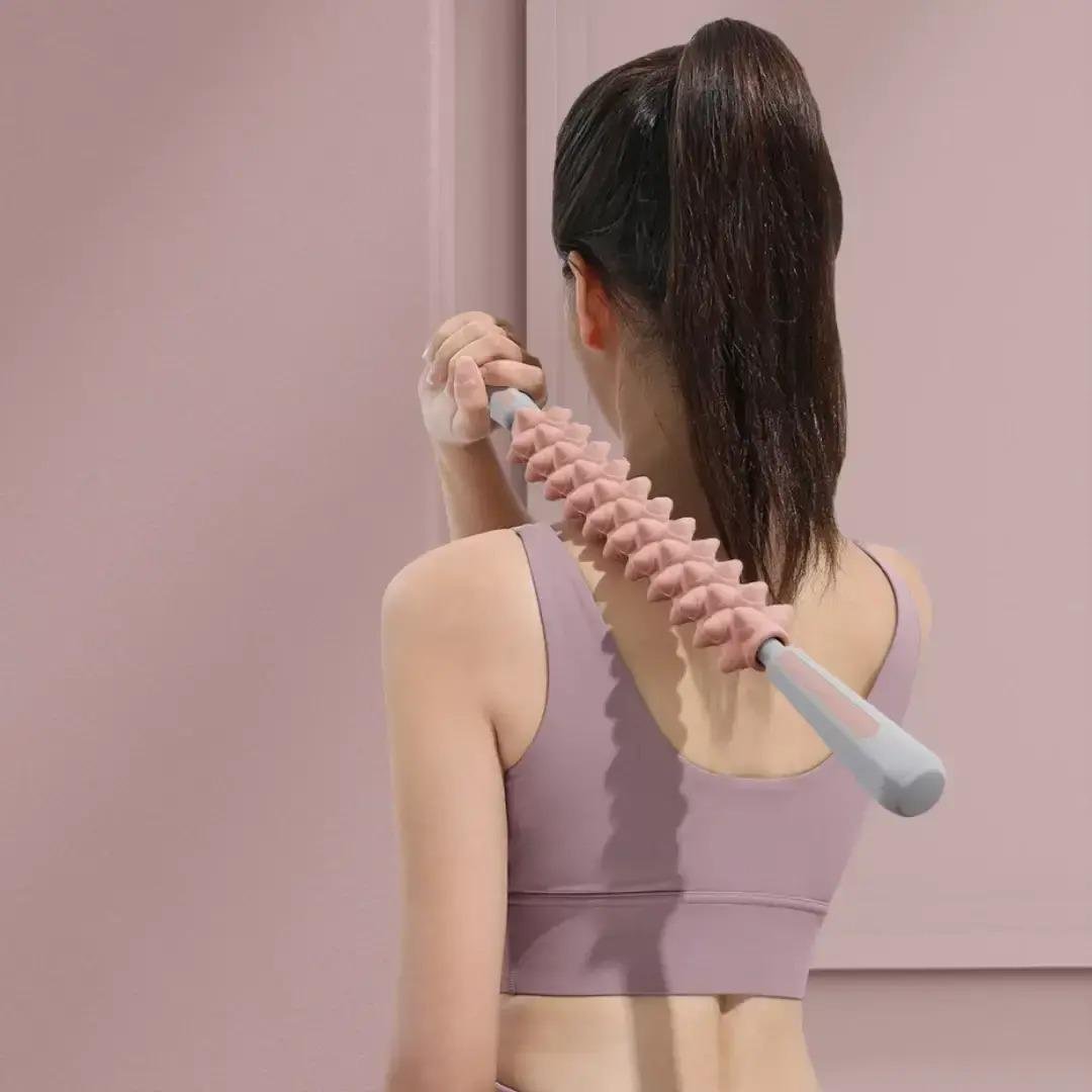 Качалка-масажер антицелюлітний для тіла AND 5285 роликовий Рожевий (62131) - фото 5