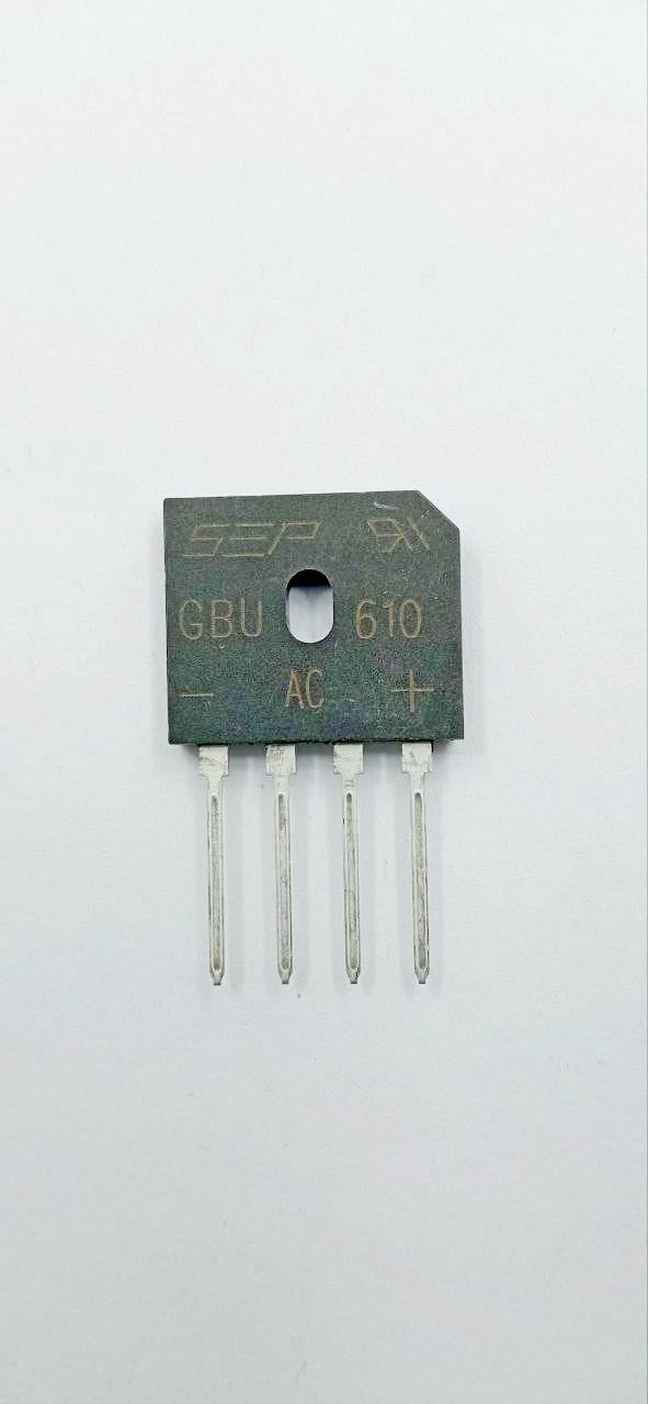 Міст діодний GBU610 1000V 6A вертикальний (32627)
