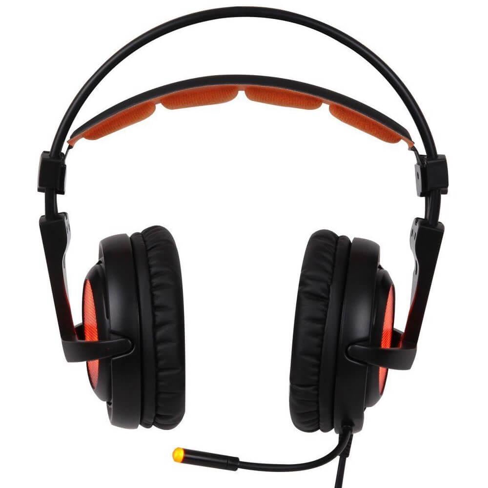 Навушники Sades A6 7.1 Surround Sound Black/Orange (SA6-BO) - фото 4