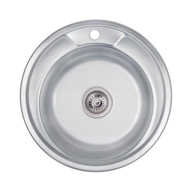 Мойка для кухни Lidz 490-A Decor 0,6 мм (LIDZ490А06DEC)