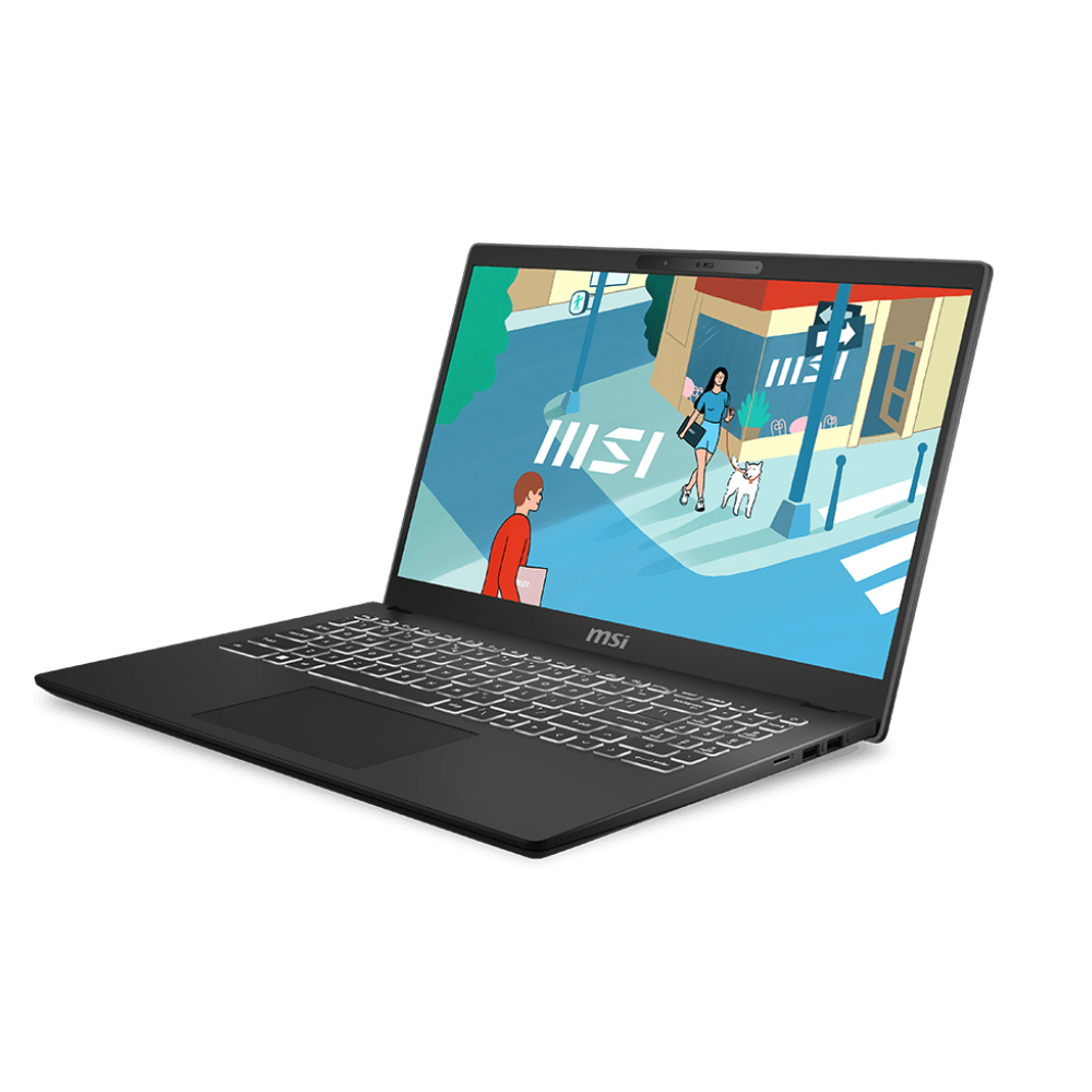 Ноутбук MSI Modern 15 H AI C1MG-098UA U7-155H 32/1 TB 15,6" Classic Black (9S7-15H551-098) - фото 3 Ноутбук MSI Modern 15 H AI C1MG-098UA U7-155H 32/1 TB 15,6" Classic Black (9S7-15H551-098) - фото 3