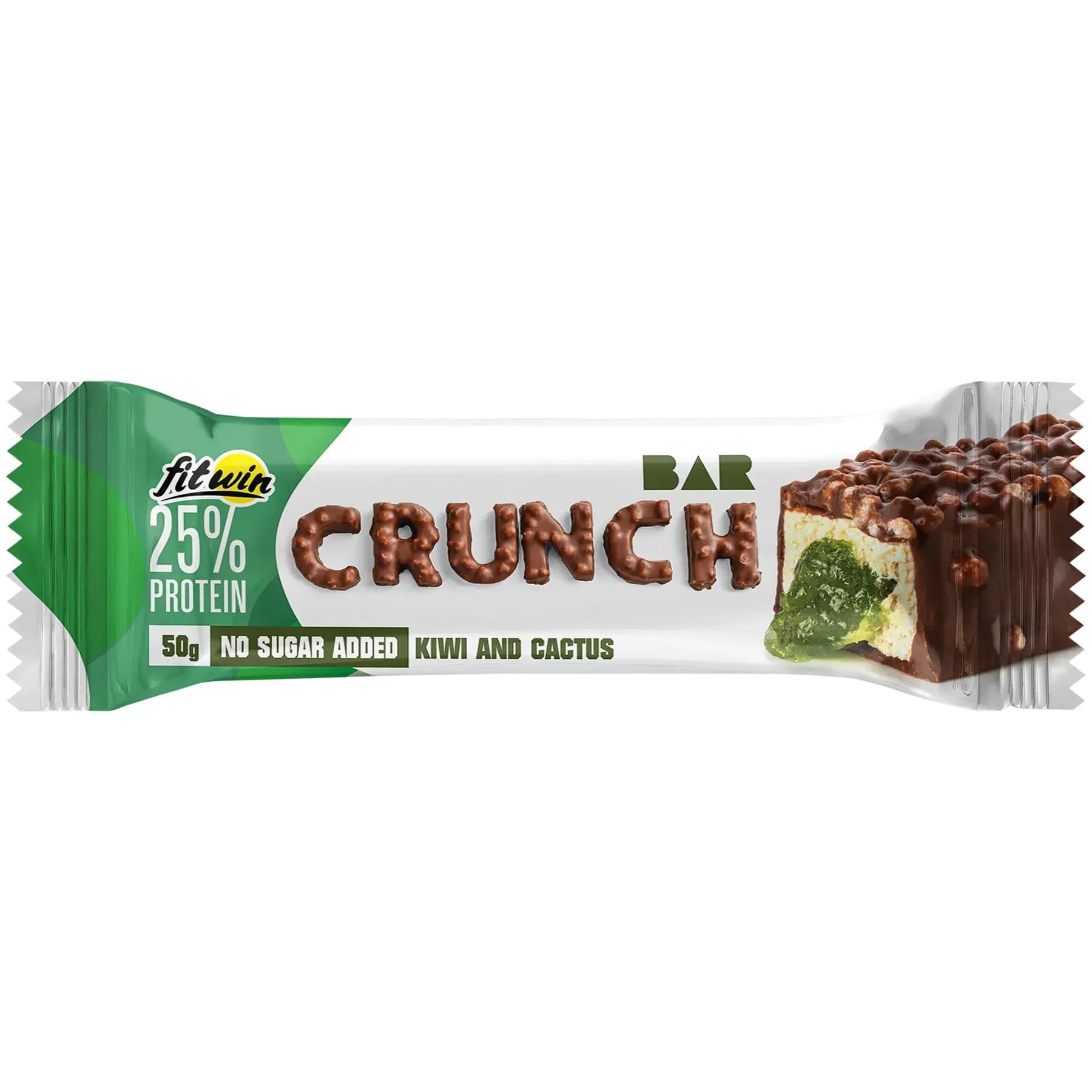 Протеїновий батончик FitWin CRUNCH BAR 50 г Ківі/Кактус (FIT-201) Протеїновий батончик FitWin CRUNCH BAR 50 г Ківі/Кактус (FIT-201)