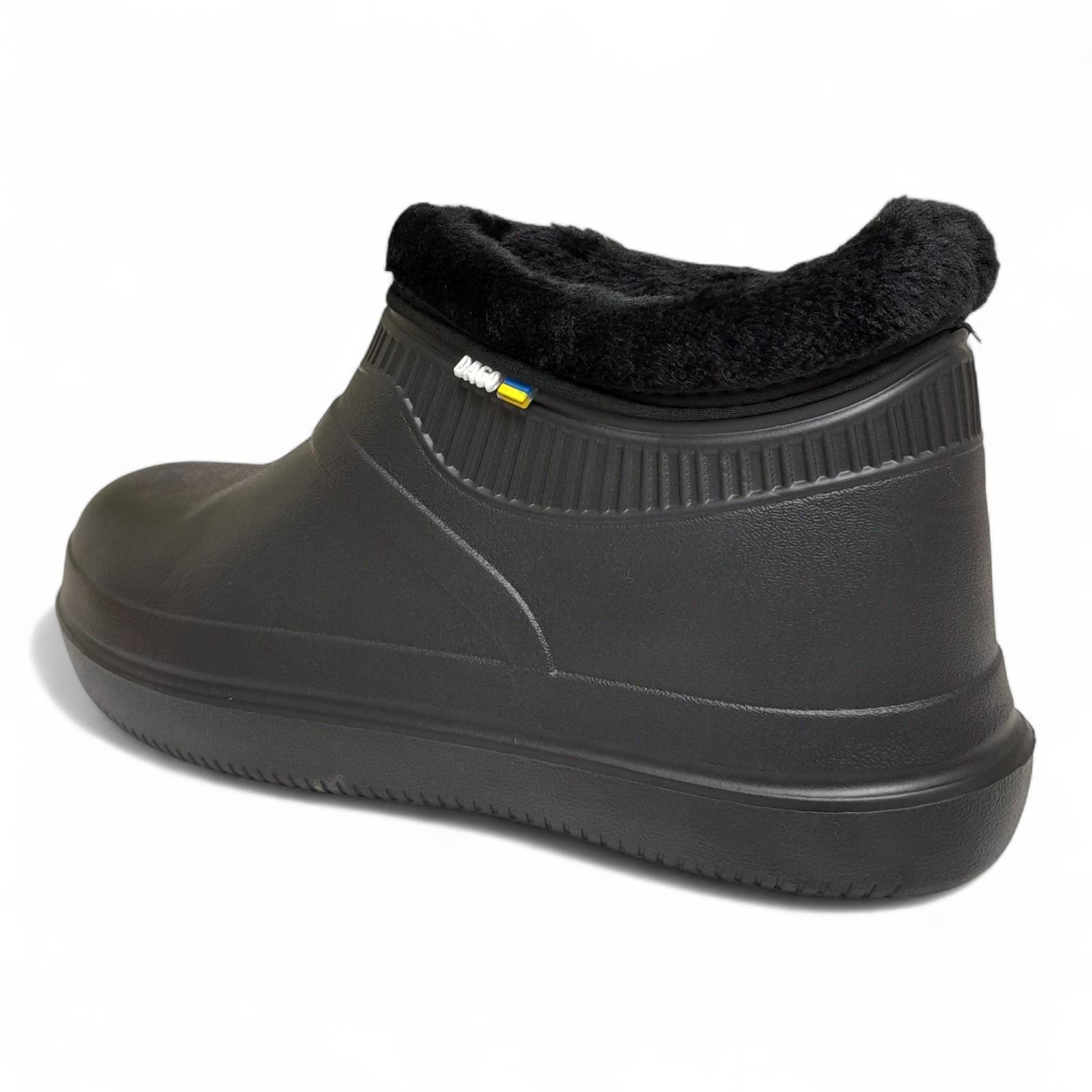 Галоши женские высокие утепленные dagostyle с декоративным мехом р. 38 25 см Черный (2764533733) - фото 4 Галоши женские высокие утепленные dagostyle с декоративным мехом р. 38 25 см Черный (2764533733) - фото 4