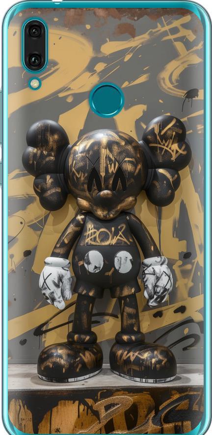 Чехол на Huawei Y9 2019 Bronze kaws (6097u-1602-42517)