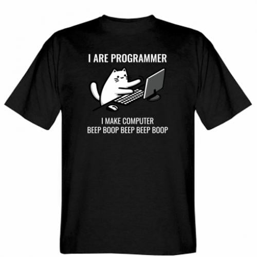 Футболка мужская Gildan I are programmer XL Черный (19276142-2-198676-XL)