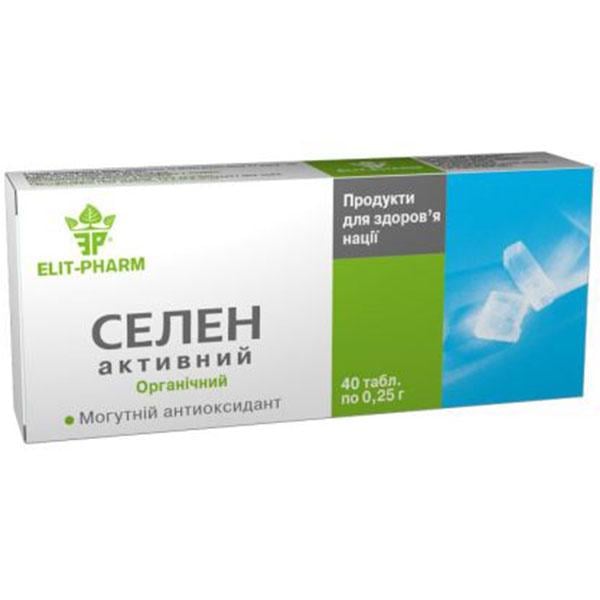 Селен Elit-Pharm Селен активный 40 табл. (000025373)