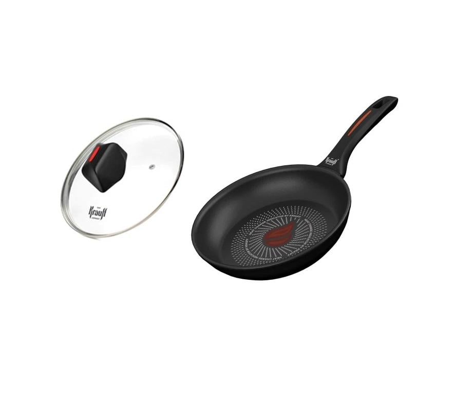 Сковорода з антипригарним покриттям Krauff Smart Fry з кришкою 26 см (997463bb)