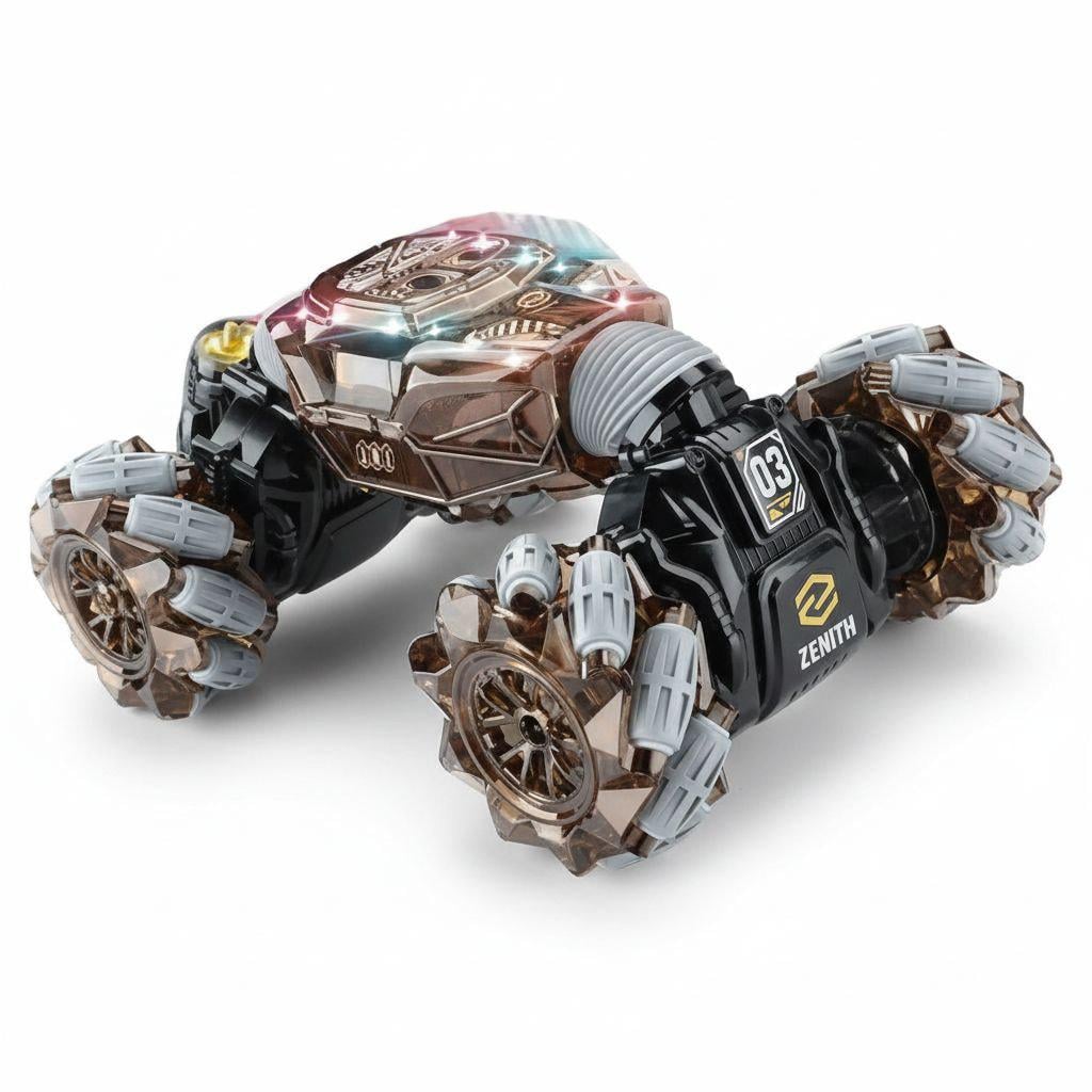 Радиоуправляемая трюковая машина UD 2196 PW-01 роликовые колеса/парогенератор 7,4V Коричневый (30635578)