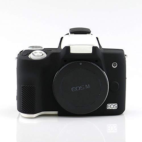 Чехол защитный силиконовый для фотоаппаратов Canon EOS M50 M50 Mark II Черный