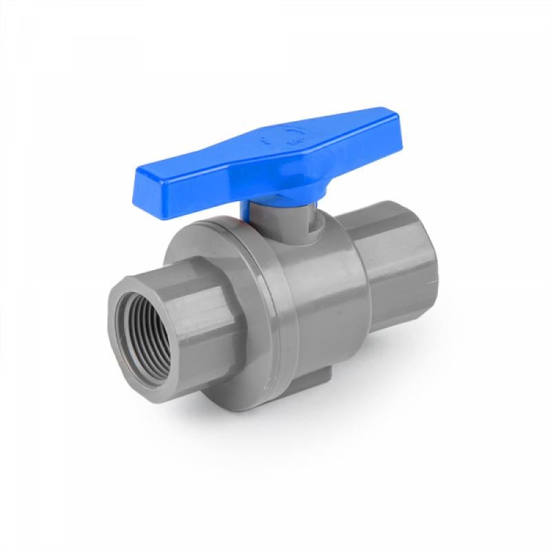 Кран кульовий рівнопрохідний РО 3/4" для труб ПВХ PN10 (DSRA10V1SF34F34)