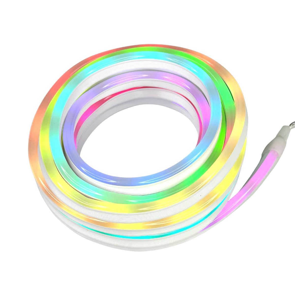 Лента умная гибкая LED Neon RGB неоновая 3 м от USB (31878288)