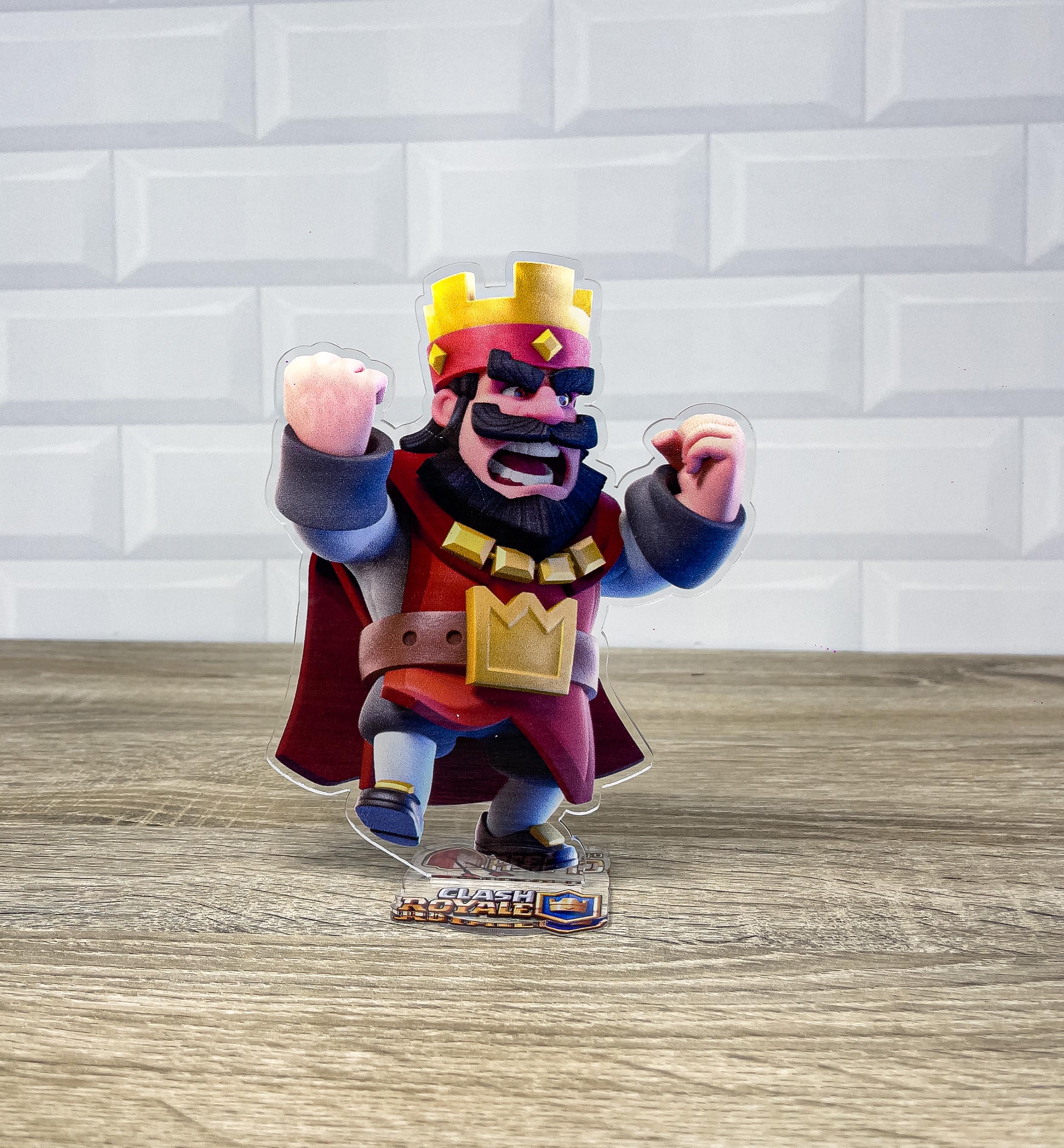 Фигурка акриловая коллекционная WorkPlaceShop Персонаж-Clash of Clans Clash Royale Король-2 17 cм