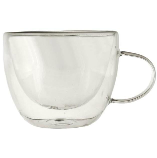 Чашка стеклянная с двойной стенкой Stenson R92177 200 мл (602844) Чашка стеклянная с двойной стенкой Stenson R92177 200 мл (602844)