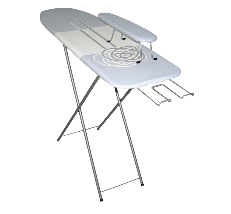 Гладильная доска СВИТЯЗЬ 16938JR 120х38 с пидрукавником (49765) Гладильная доска СВИТЯЗЬ 16938JR 120х38 с пидрукавником (49765)