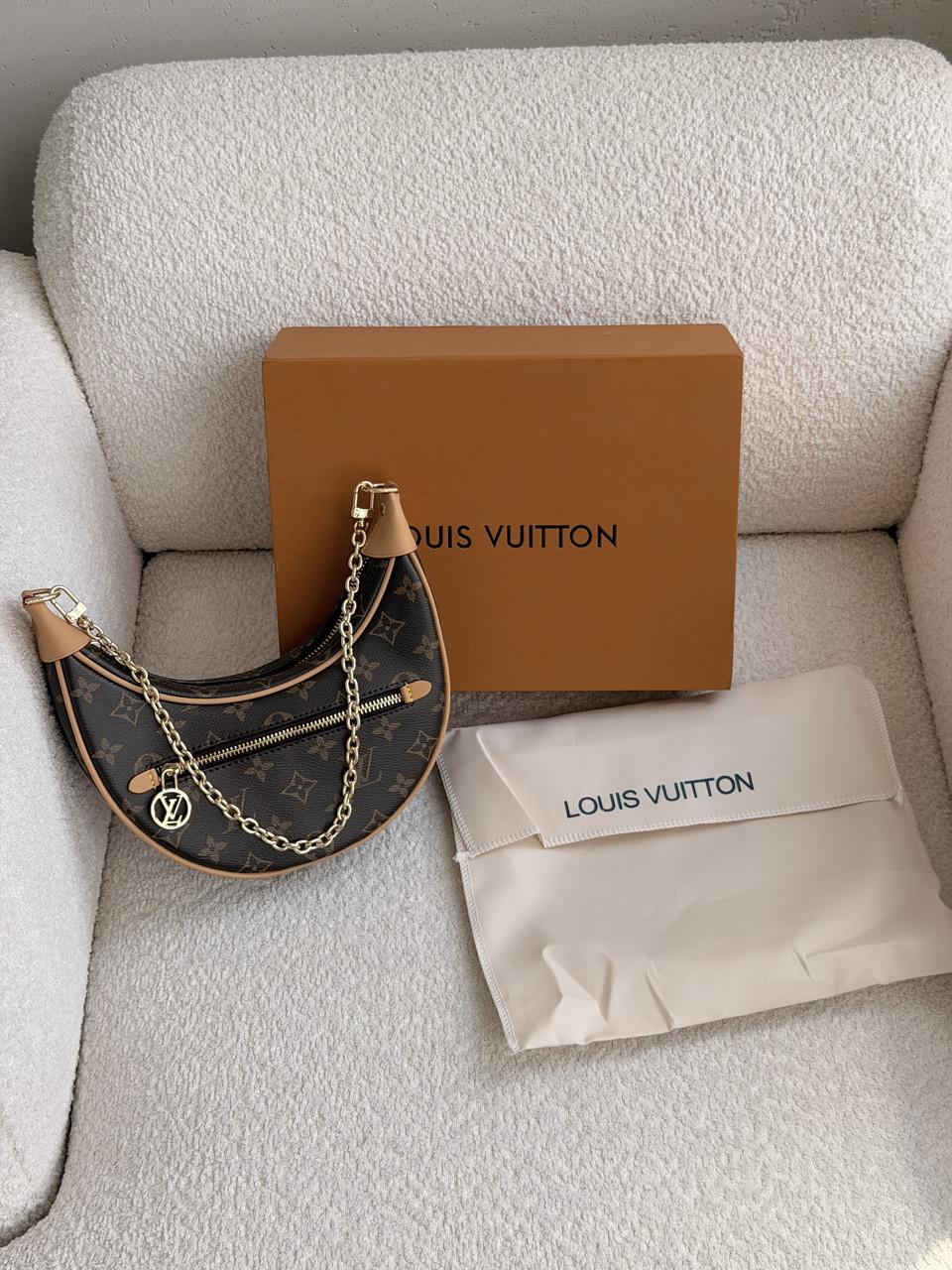 Сумка женская через плечо Louis Vuitton Loop кросс боди Коричневый/Бежевый (3043538053) Сумка женская через плечо Louis Vuitton Loop кросс боди Коричневый/Бежевый (3043538053)