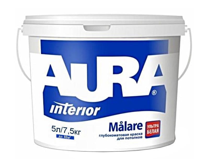 Фарба акрилова інтер'єрна Aura MALARE 2,5 л Білий В1 (1422975645) Фарба акрилова інтер'єрна Aura MALARE 2,5 л Білий В1 (1422975645)