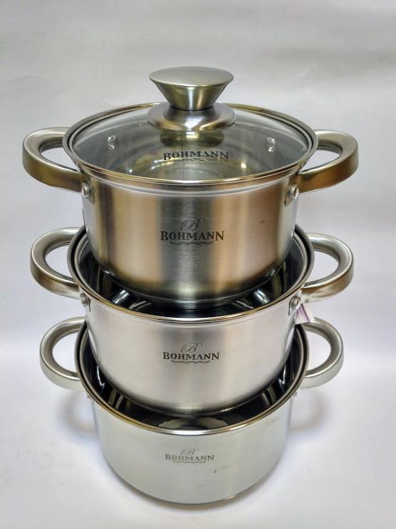 Набор кухонной посуды Bohmann 6 пр. (BH-0514) - фото 3