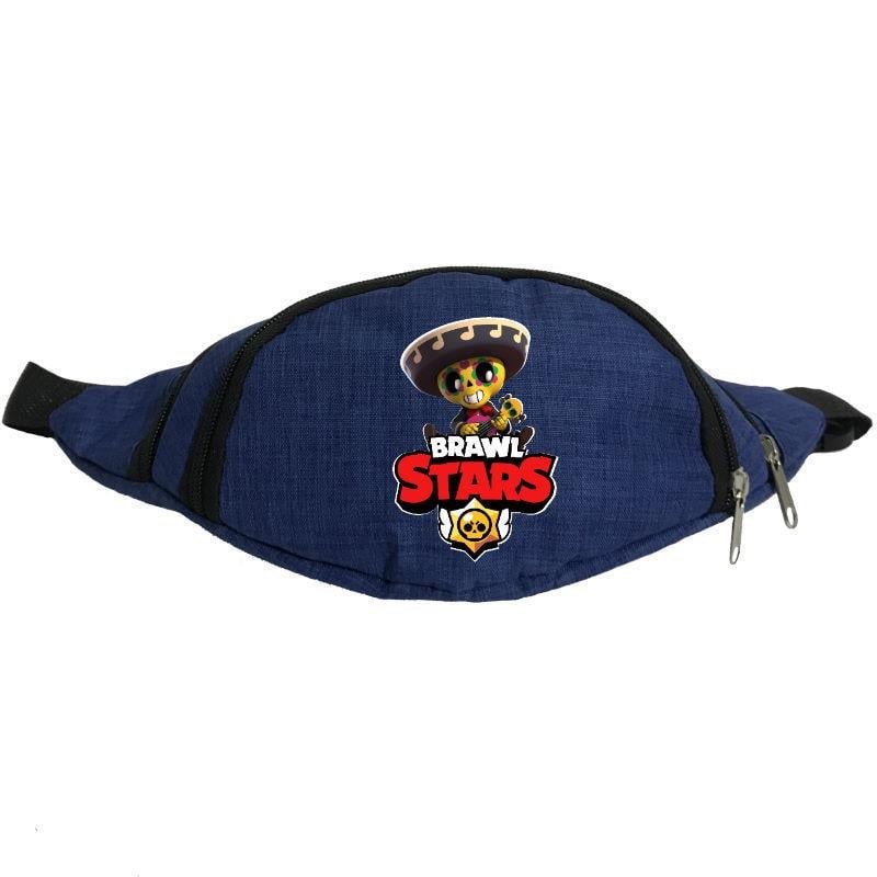 Поясная сумка-бананка Cappuchino toys Бравл Старс Поко BS-Poko Серый (1454091329)