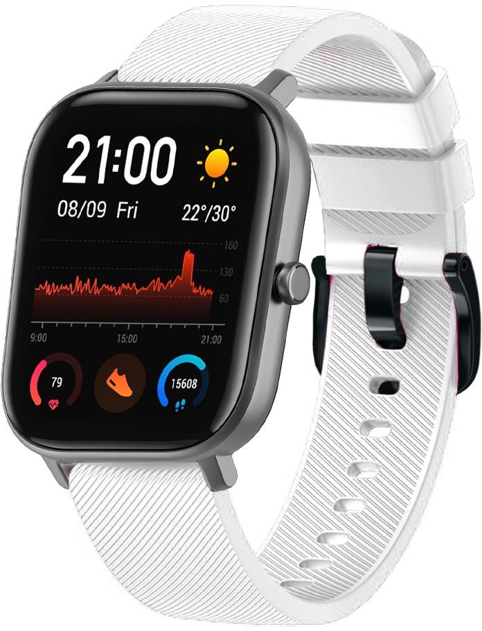 Ремешок Cross для Amazfit GTS/GTS 2 (2e) White (13317-29)