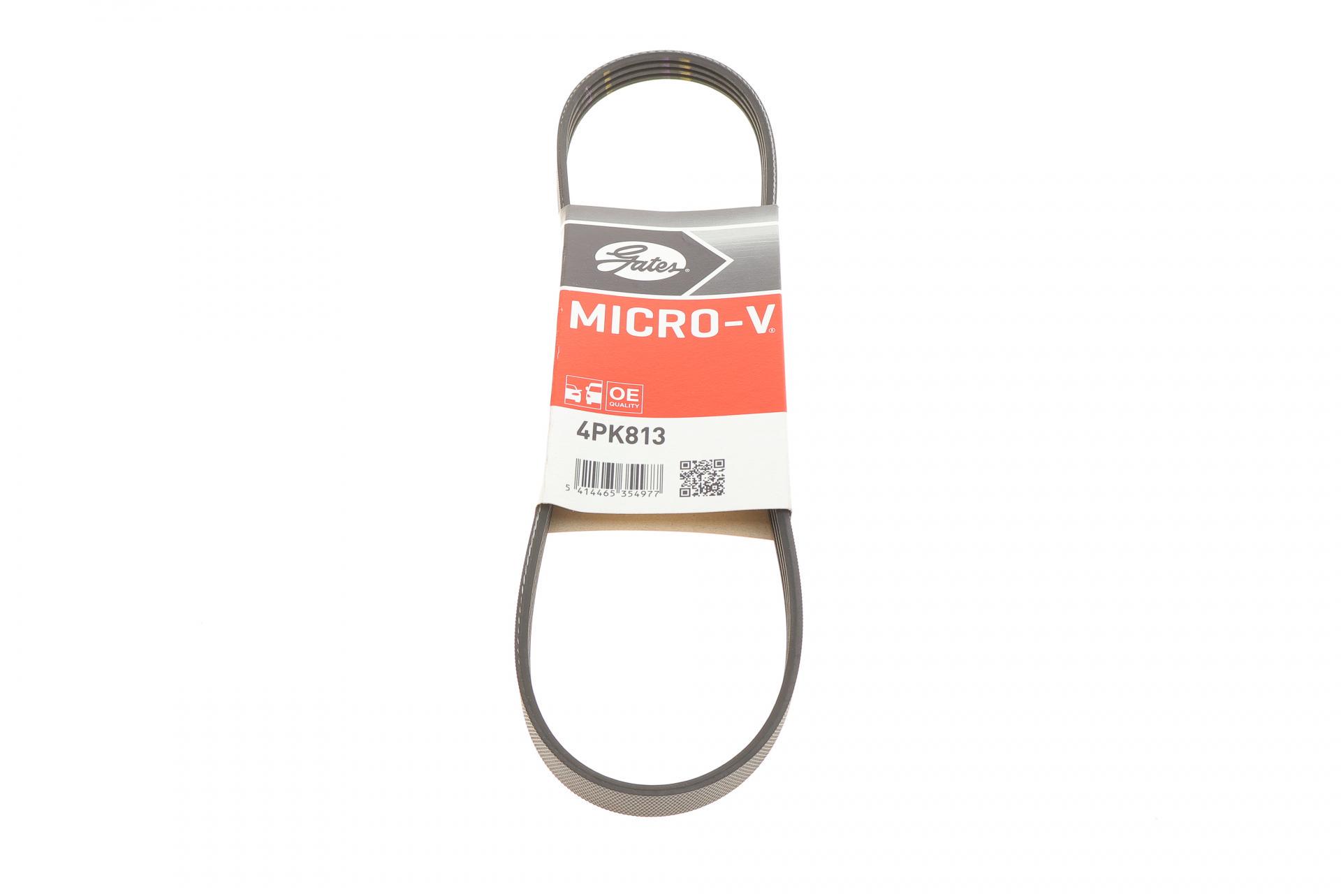 Ремінь генератора GATES Nissan Almera/Primera/Sunny 1.0-5.0 82- (4PK813)