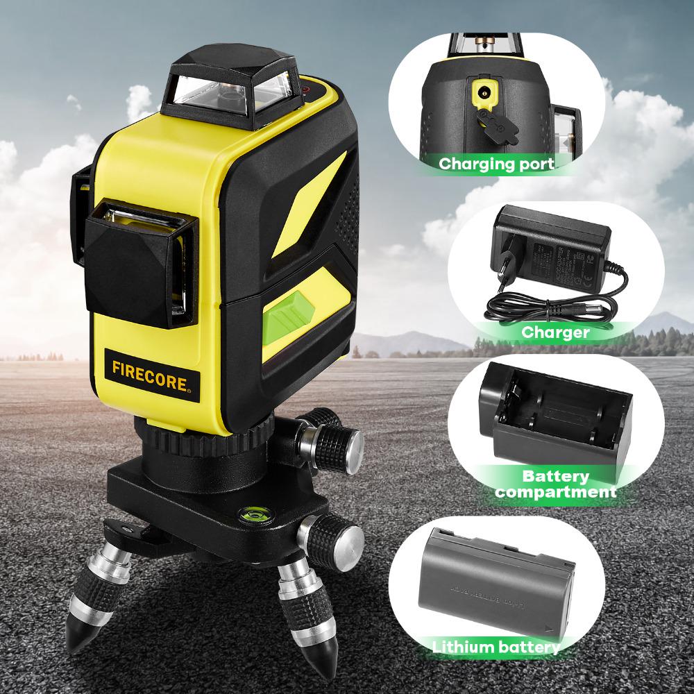 Лазерный уровень Firecore F93T-XG комплект №1 - фото 2 Лазерный уровень Firecore F93T-XG комплект №1 - фото 2