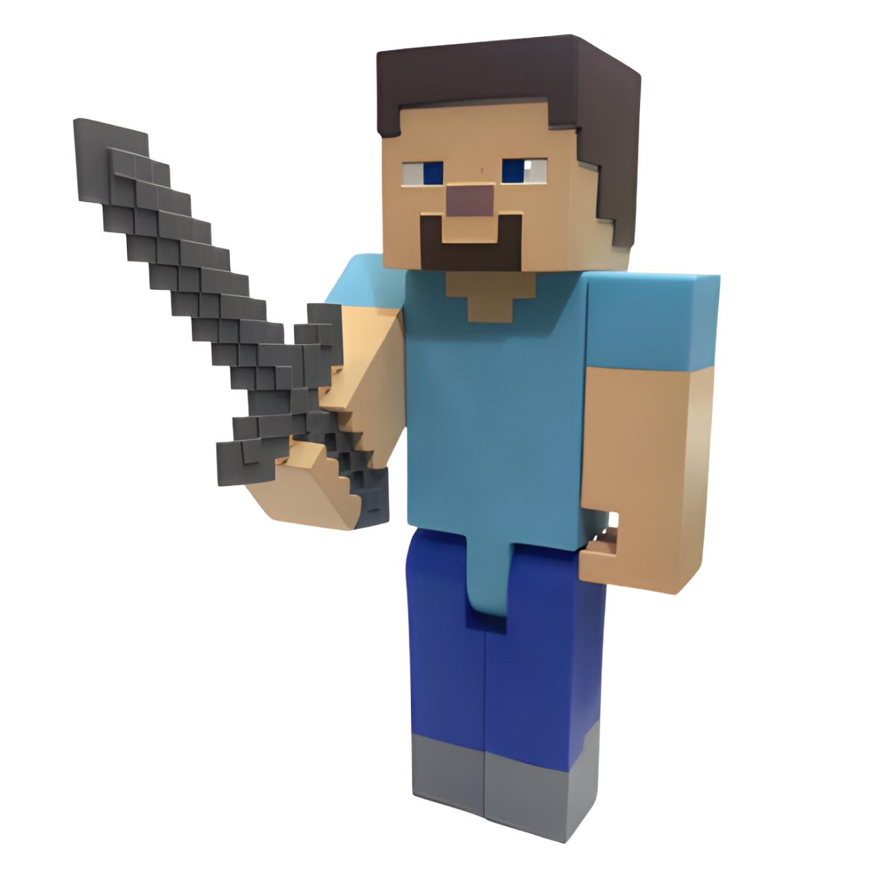 Фигурка Minecraft Стив с оружием 23 см (MC666-3)