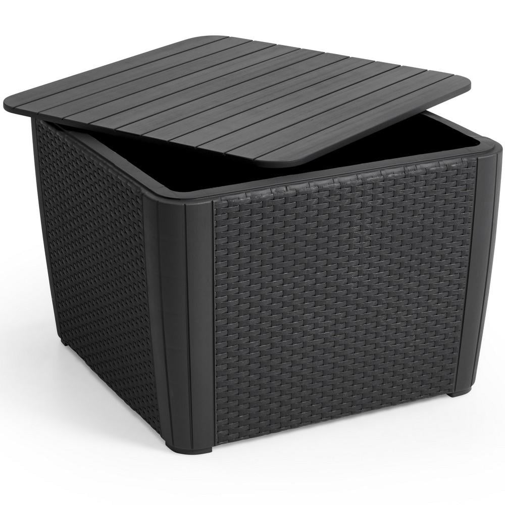 Стол-ящик садовый Keter Luzon Plus Графитовый (241664) - фото 2