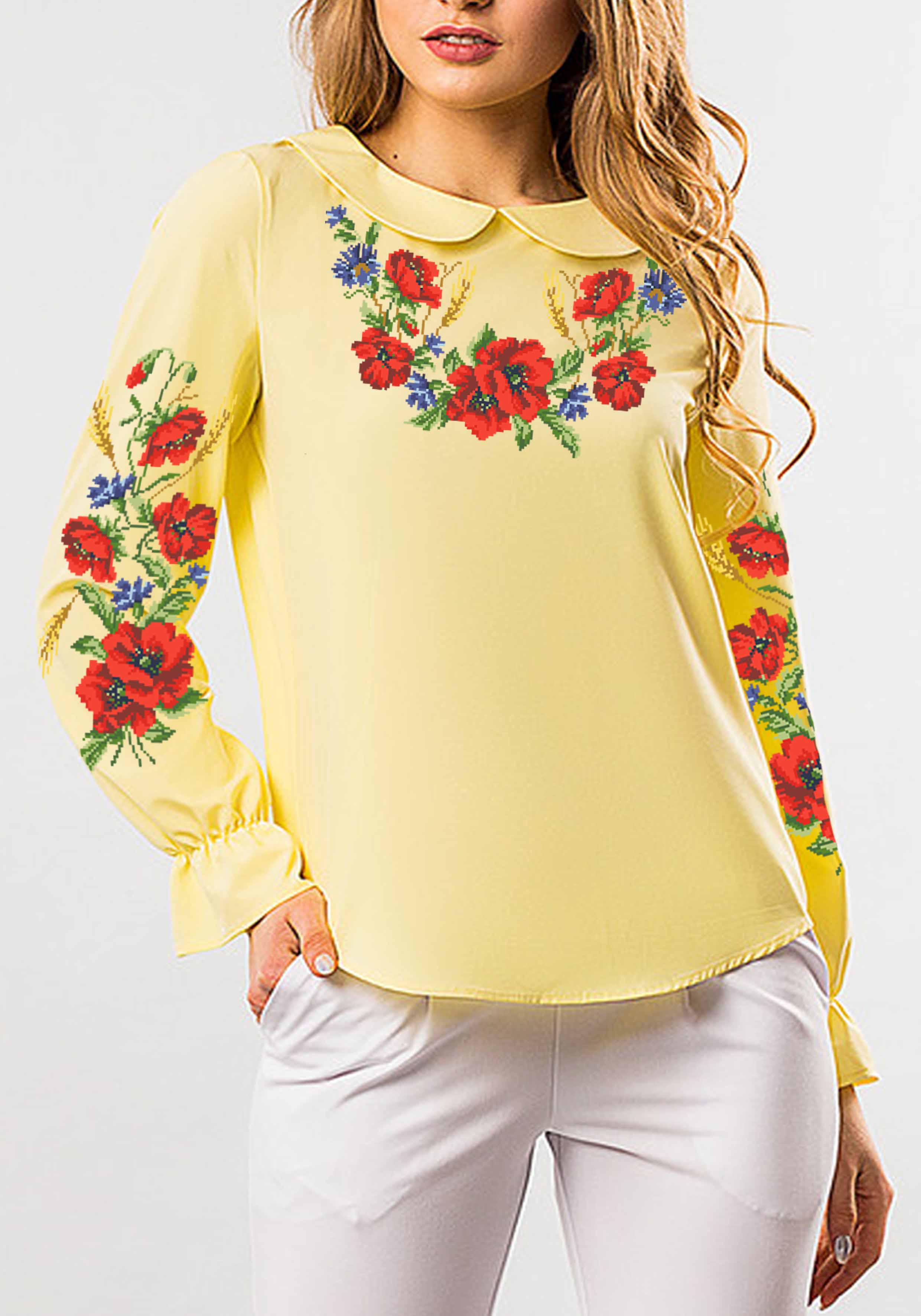 Заготовка для вишивки нитками або бісером сорочка СЖ-79 домоткане полотно Заготовка для вишивки нитками або бісером сорочка СЖ-79 домоткане полотно