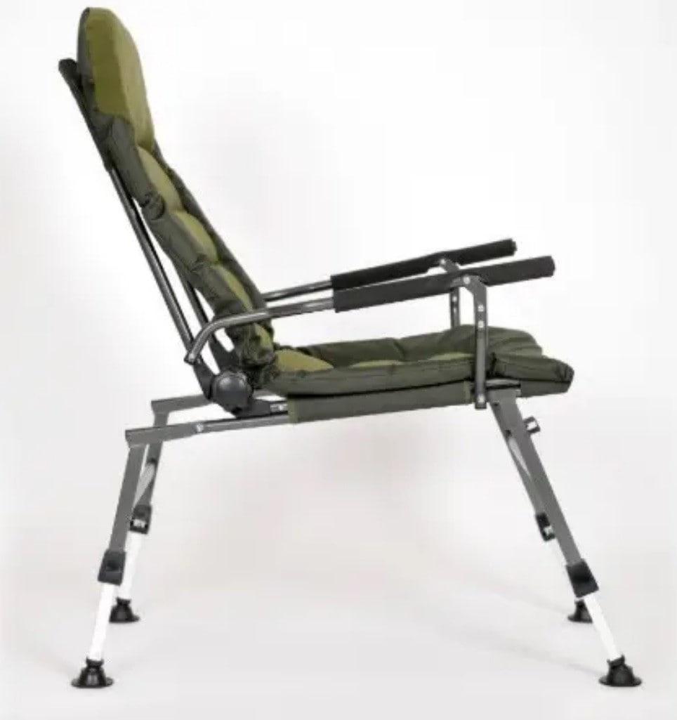 Крісло карпове Elektrostatyk посилене з підлокітниками/плоскі ручки до 150 кг - фото 2