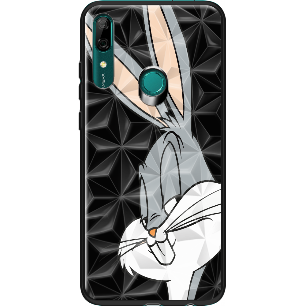 Чехол Boxface Huawei P Smart Z Lucky Rabbit Черный силикон с призмой (37381-bk81-37848)