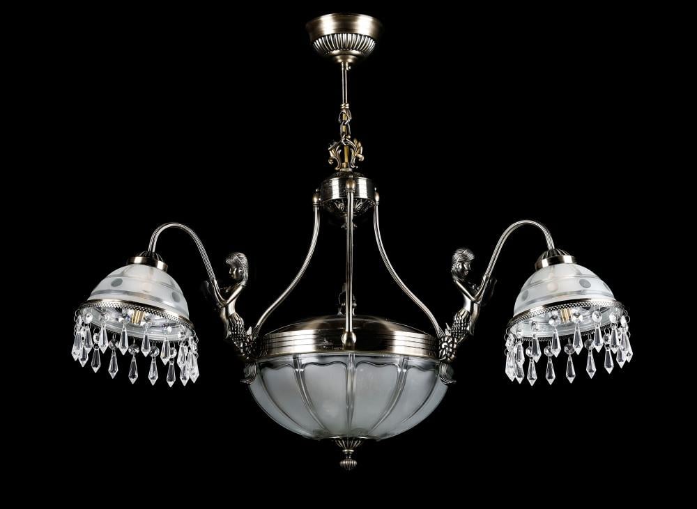 Люстра с плафонами Ray L89295/3+3 AB1 (IR006828)