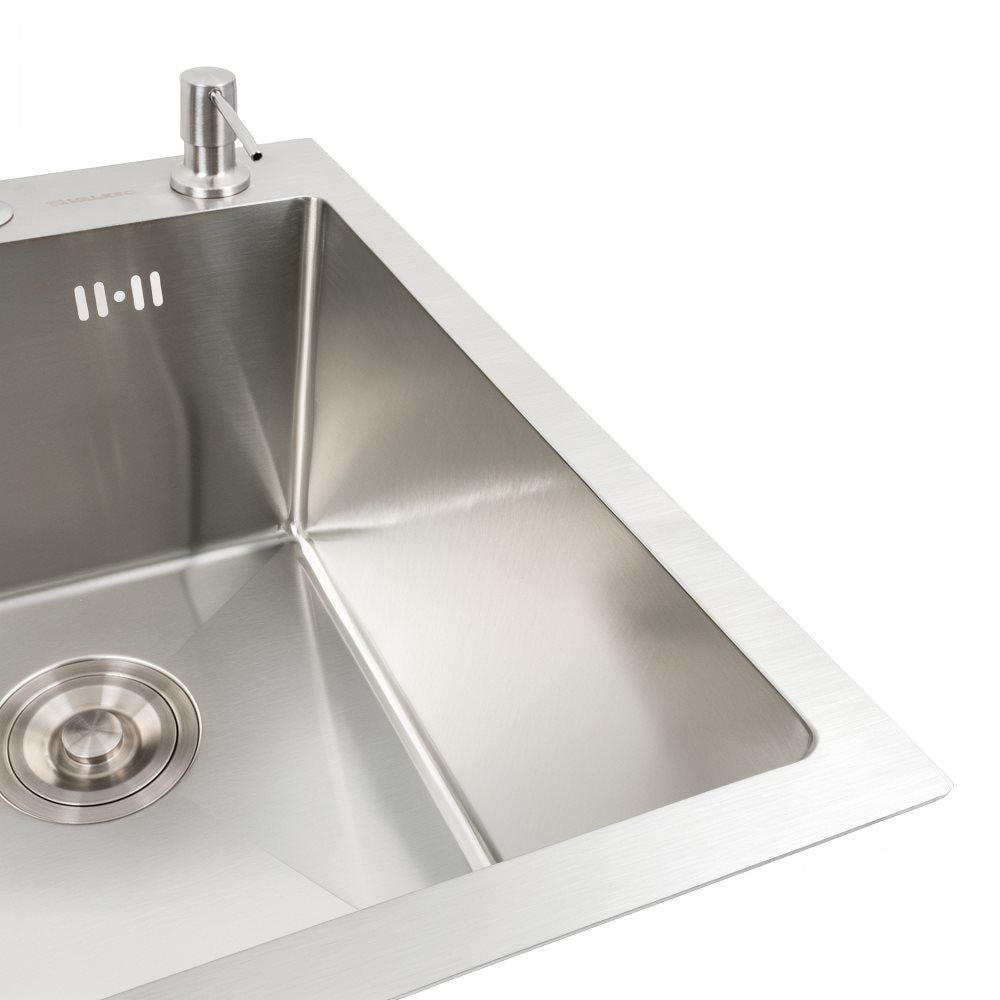 Комплект для кухні Valeso Handmade мийка 40x50 см/змішувач Valeso NS02A (000050605) - фото 5 Комплект для кухні Valeso Handmade мийка 40x50 см/змішувач Valeso NS02A (000050605) - фото 5