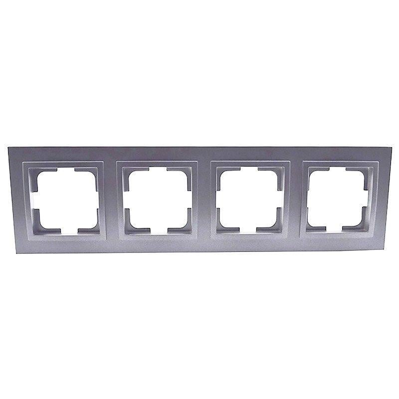 Рамка 4-ная универсальная Mono Electric DESPINA Антрацит (102-240000-163)