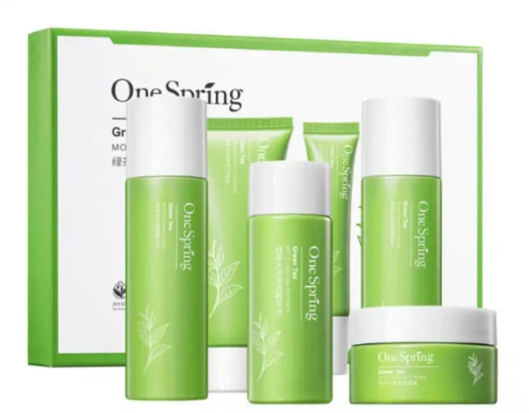 Набор косметики для лица One Spring Green Tea QB/T 1857 O/W (2333224470)