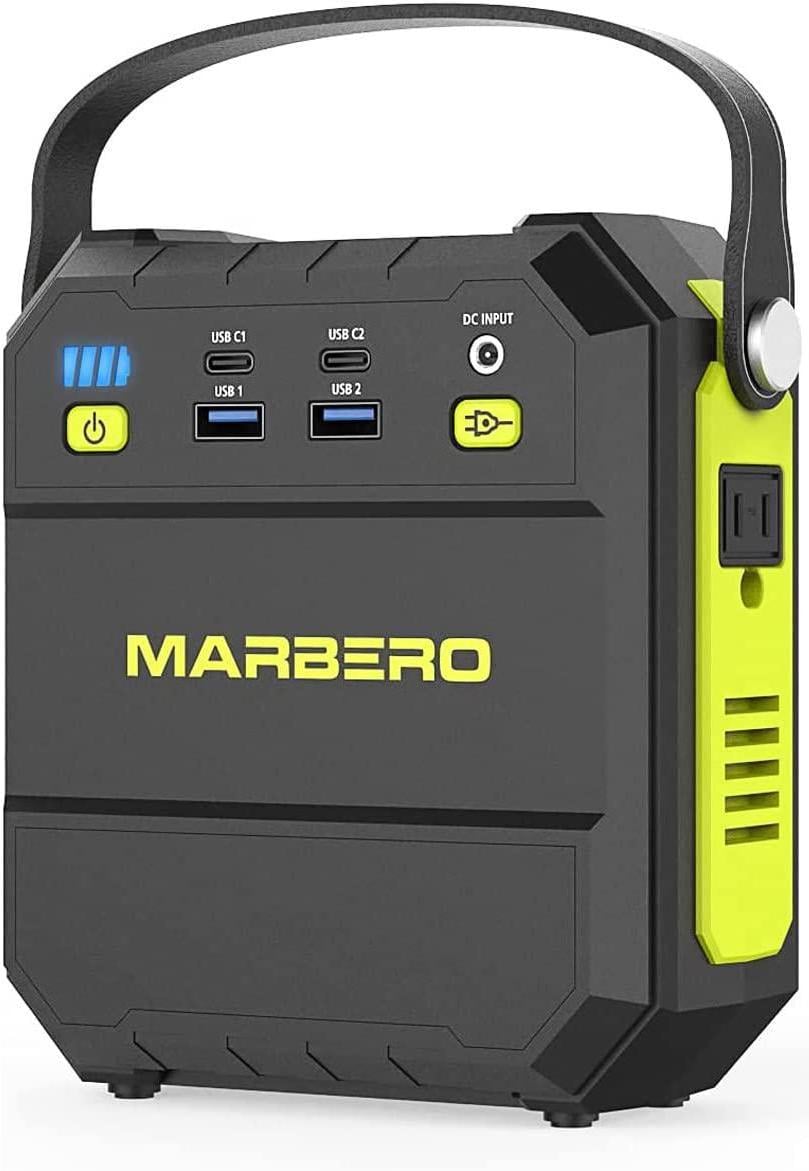 Зарядная станция MARBERO M87 83 Wh с фонарем Black/Green (000579)