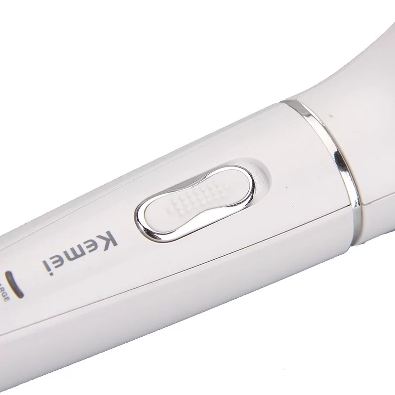 Эпилятор с насадками Kemei KM-2199 5в1 Белый - фото 7