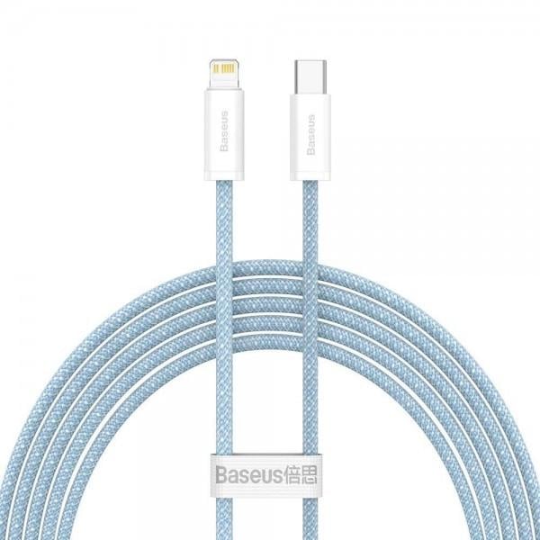 Кабель Baseus Dynamic Type-C Lightning PD 20 Вт 2 м Синій (CALD000103)