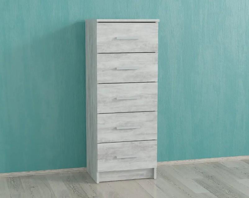 Тумба для вещей в гостиную и спальню Бетон (P91) - фото 1