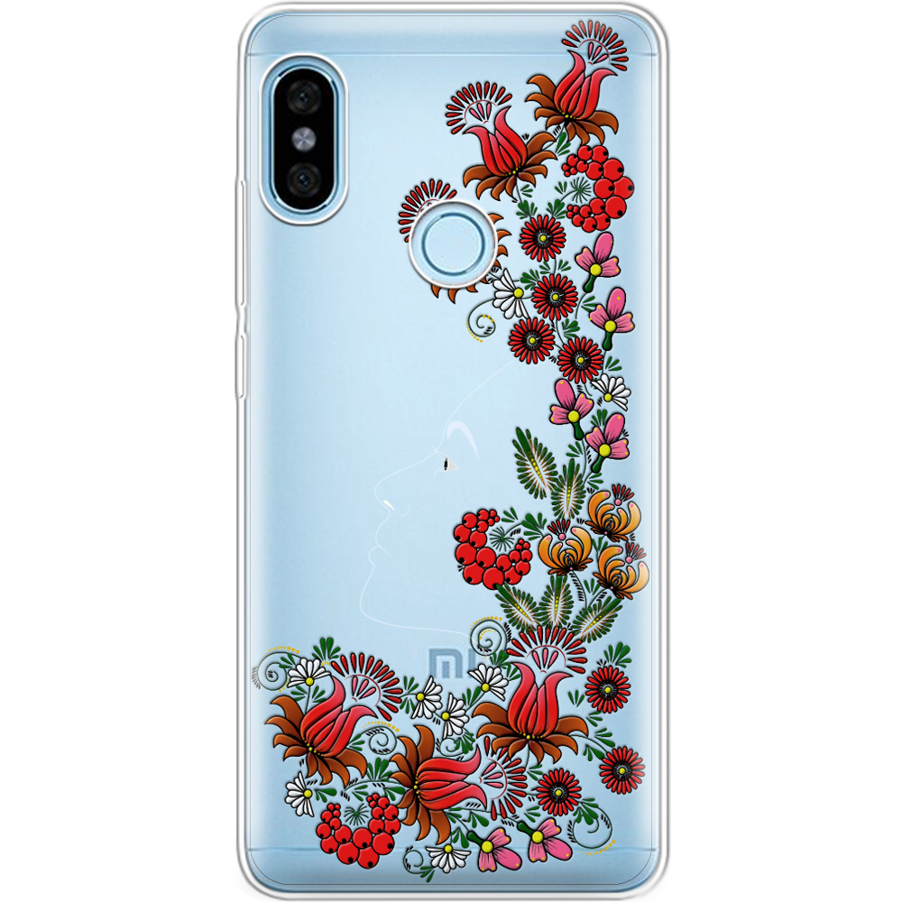 Чехол BoxFace Xiaomi Redmi Note 5 / Note 5 Pro 3D Ukrainian Muse Прозрачный силикон (32971-bk64-32971)
