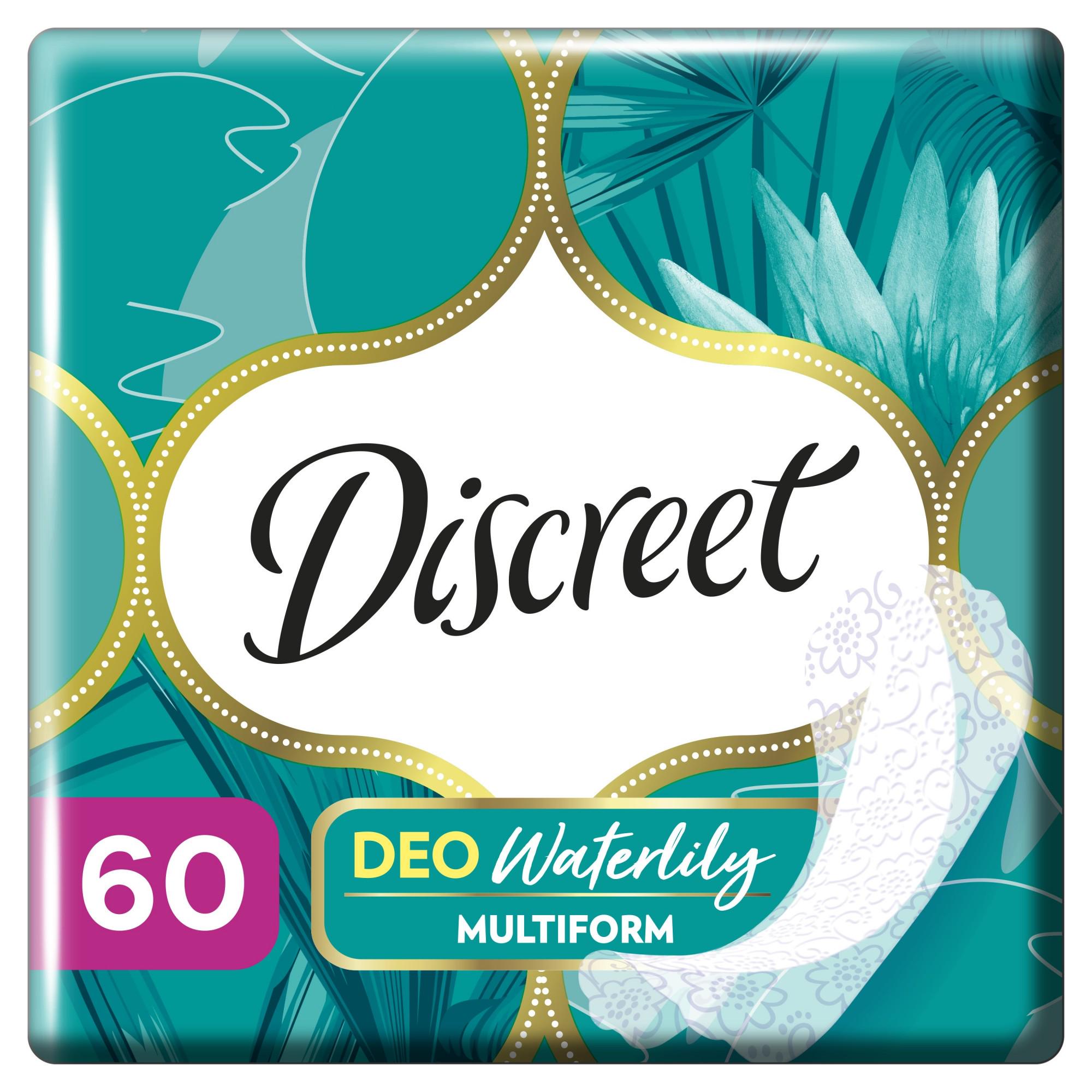 Прокладки щоденні Discreet Deo Водяна лілія 60 шт. (8001090170354)