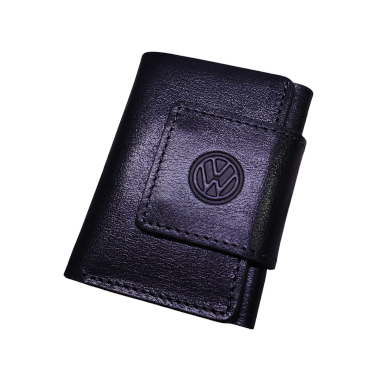Портмоне Mini с логотипом авто Volkswagen глянцевая кожа 100х75х15 мм (1795705029)