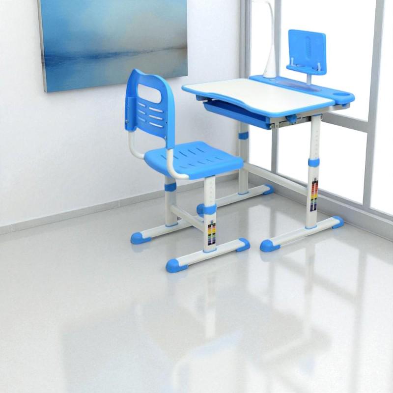 Детская парта Bambi и стул с регулировкой высоты Синий (M 4428-4) - фото 5 Детская парта Bambi и стул с регулировкой высоты Синий (M 4428-4) - фото 5