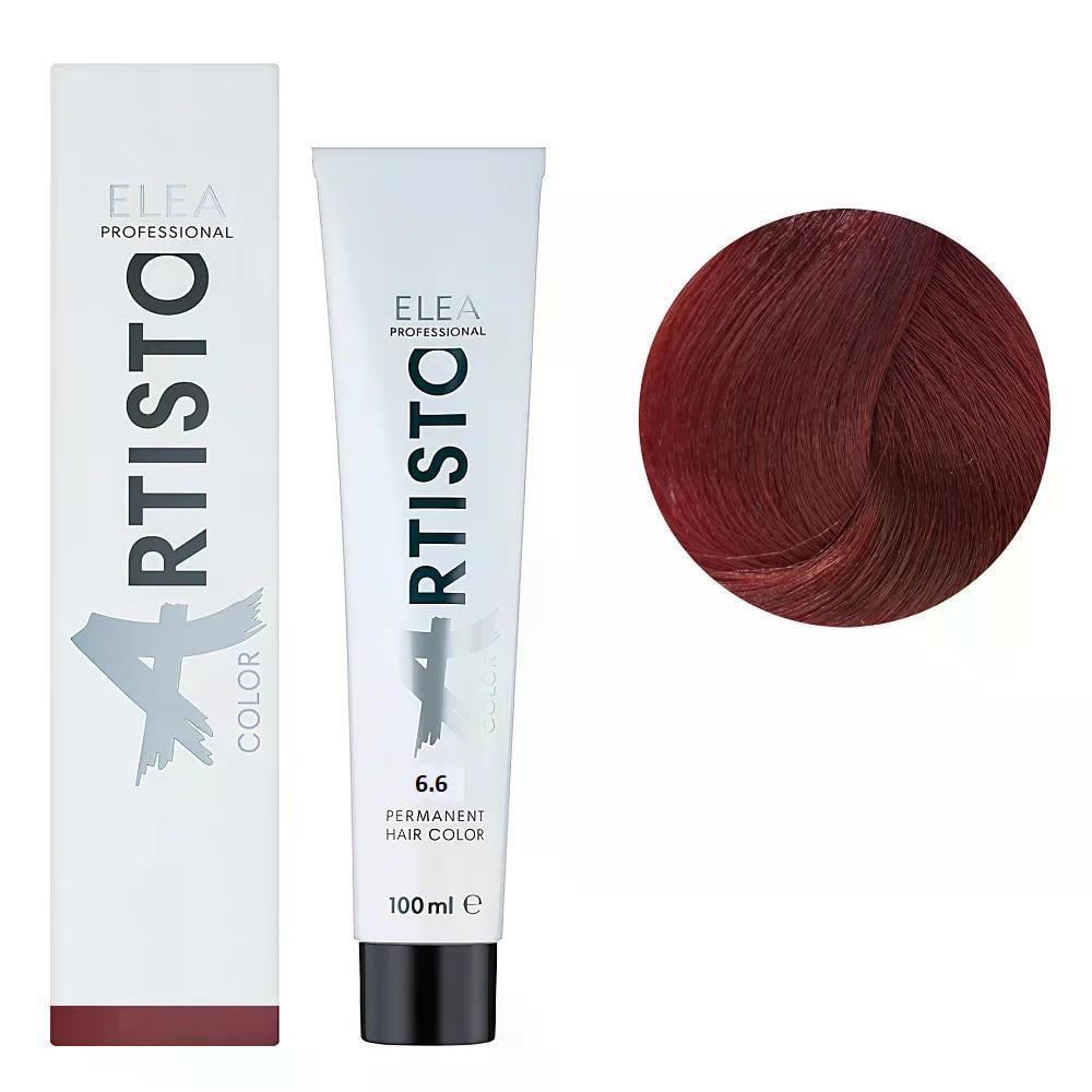 Крем-краска для волос Elea Professional Artisto Color 6.6 Темно-русый красный 100 мл
