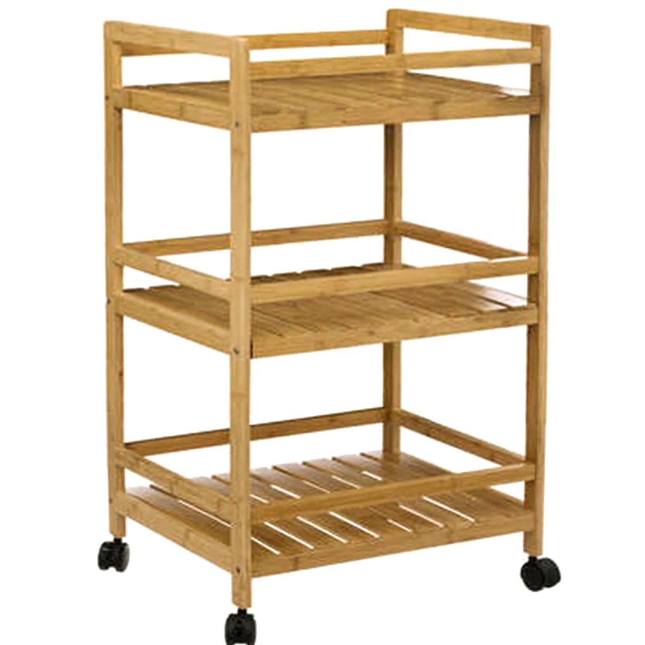 Столик сервірувальний з дерева Смолбі Сієна (ЭТК-004305)