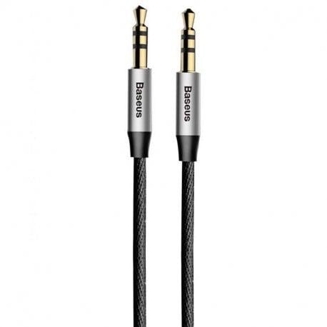 Кабель BASEUS Yiven Aux Cable M30 1,5 м Silver/Black (CAM30-CS1)