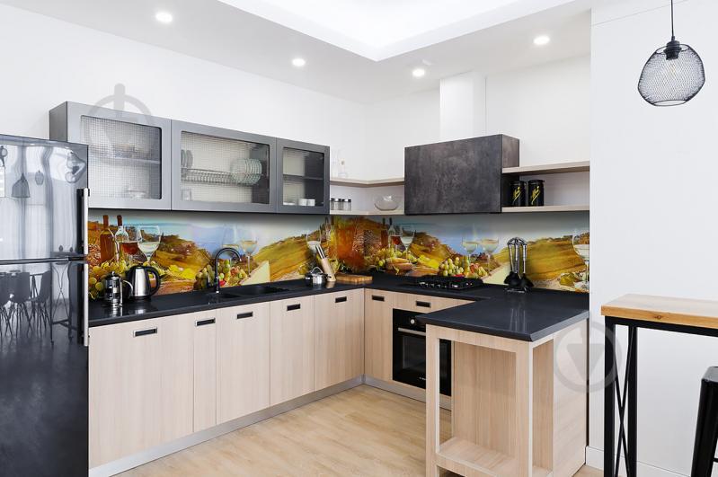 Скинали на кухню Zatarga «Винный Край» 650х2500 мм виниловая 3Д наклейка кухонный фартук самоклеящаяся Z180629/1 - фото 2 Скинали на кухню Zatarga «Винный Край» 650х2500 мм виниловая 3Д наклейка кухонный фартук самоклеящаяся Z180629/1 - фото 2