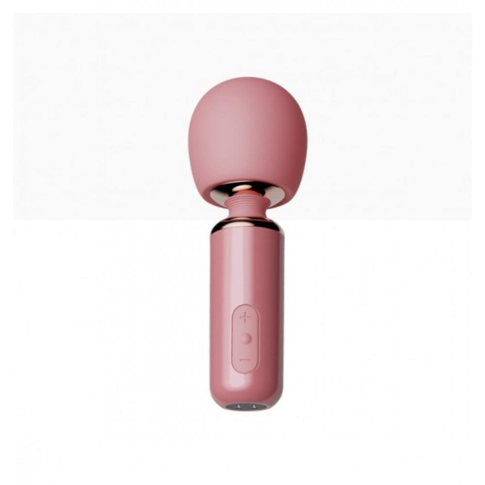 Вибратор-микрофон Qingnan 5 Powerful Mini Wand Massager, розовый