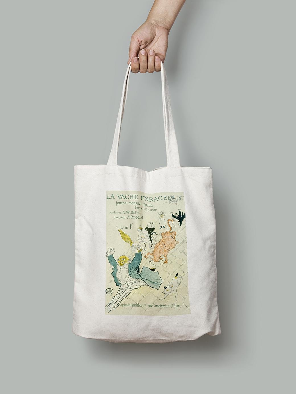 Эко-сумка Разъяренная корова шопер (fa02038_Bag)