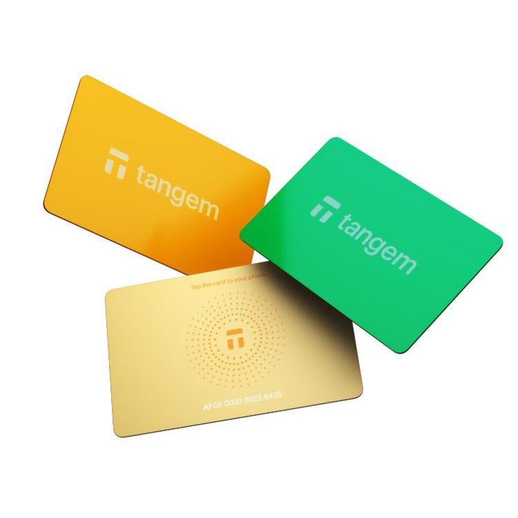 Кошелек для криптовалют Tangem Wallet 2.0 Sun Drop 3 карты (TG128X3-SD)