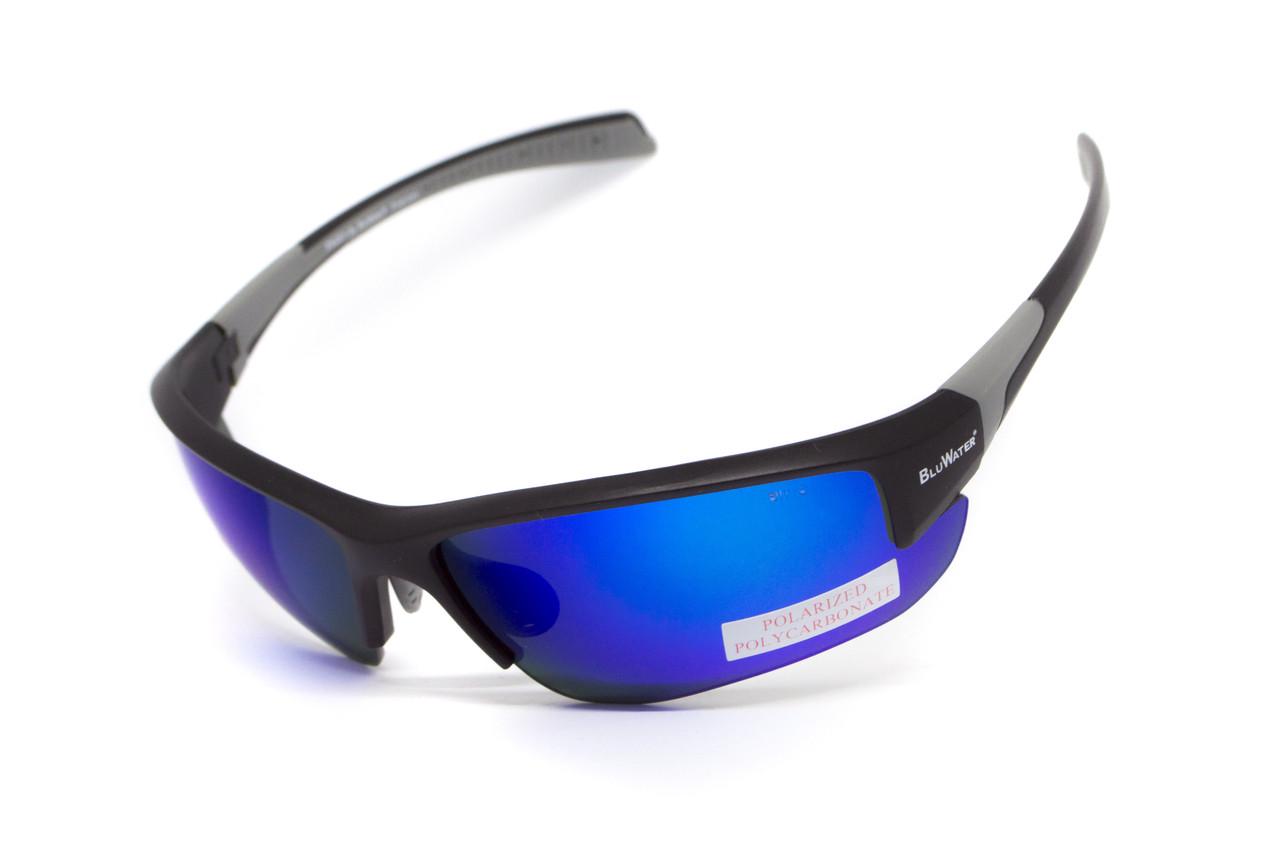 Очки поляризационные BluWater Samson-3 Z87.1 Polarized G-Tech зеркальные Синий (69962281965870)